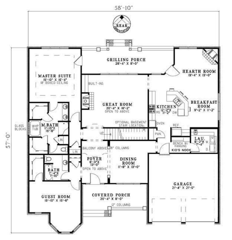 House Plan House Plan #5761 Drawing 1