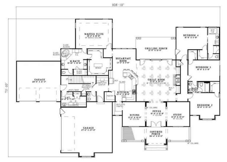 House Plan House Plan #5762 Drawing 1