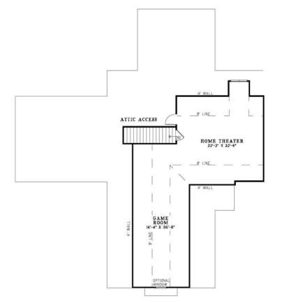 Second Floor for House Plan #110-00698