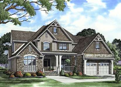 Traditional House Plan #110-00700 Elevation Photo