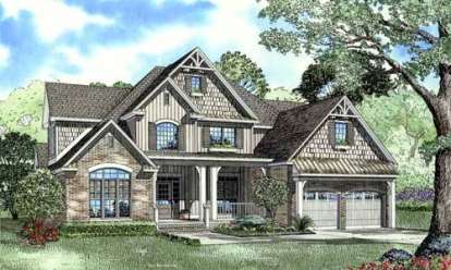 4 Bed, 3 Bath, 2755 Square Foot House Plan - #110-00701
