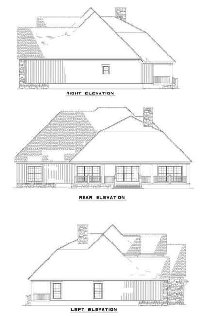 European House Plan #110-00703 Elevation Photo