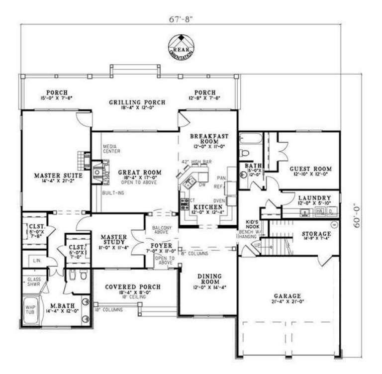 House Plan House Plan #5767 Drawing 1