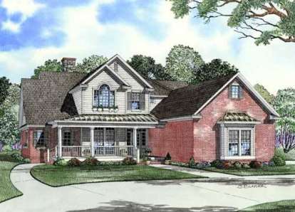 4 Bed, 2 Bath, 2651 Square Foot House Plan - #110-00704
