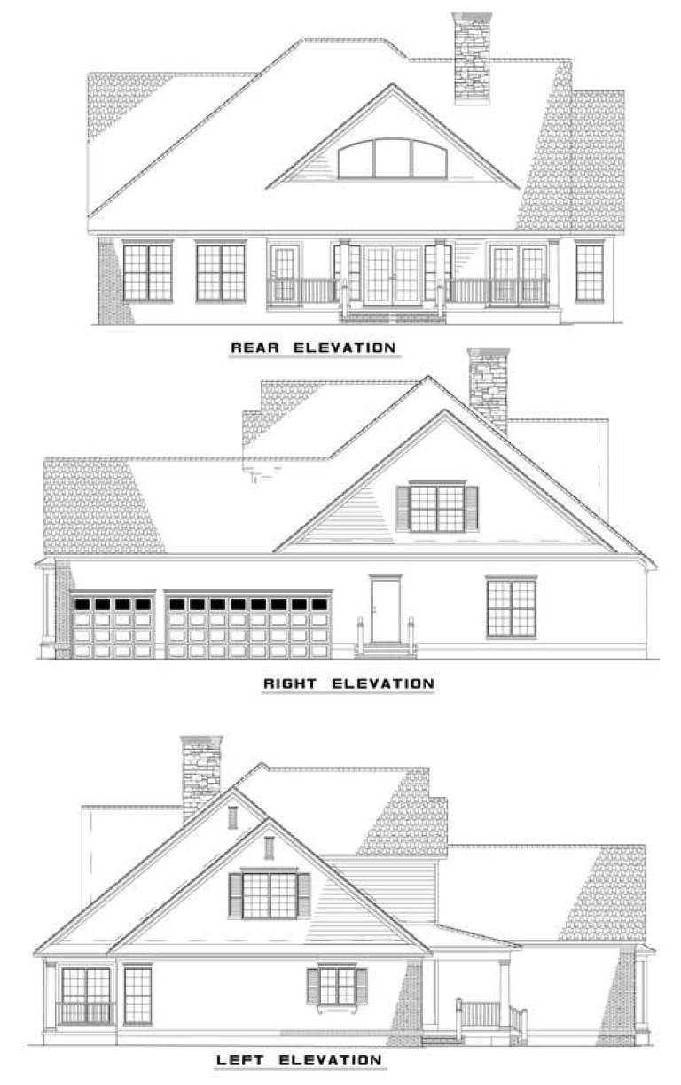 Country House Plan #110-00704 Elevation Photo