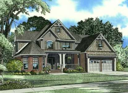 4 Bed, 3 Bath, 2815 Square Foot House Plan - #110-00706