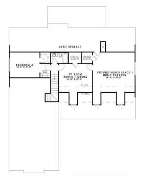 Floorplan 2 for House Plan #110-00709