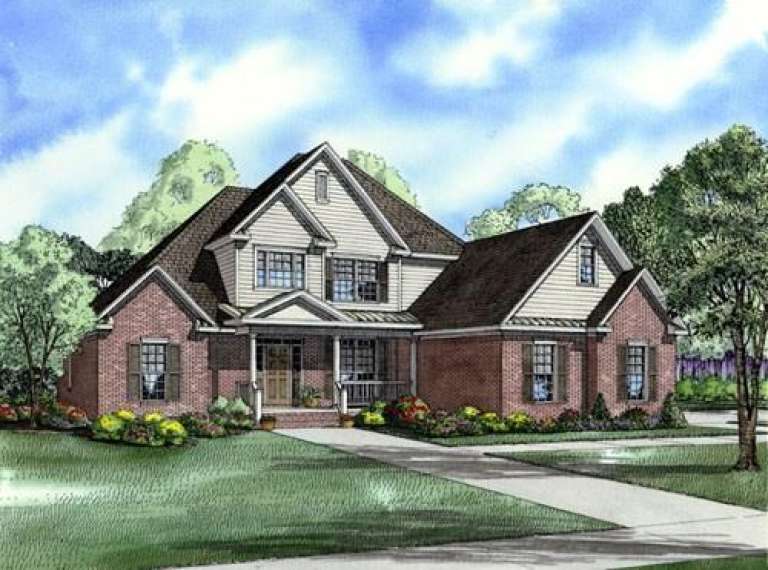 Traditional House Plan #110-00710 Elevation Photo