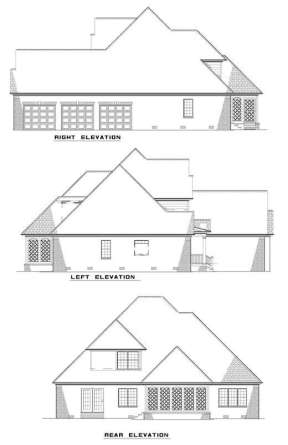 Traditional House Plan #110-00710 Elevation Photo