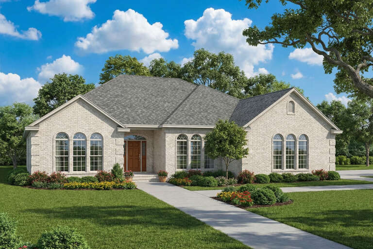 House Plan House Plan #5775 Angled Front Elevation