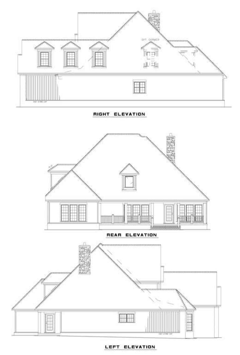 Craftsman House Plan #110-00713 Elevation Photo