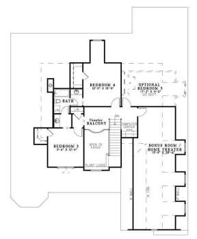 Floorplan 2 for House Plan #110-00713