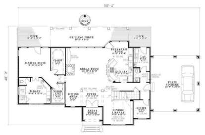 Main Floor for House Plan #110-00715