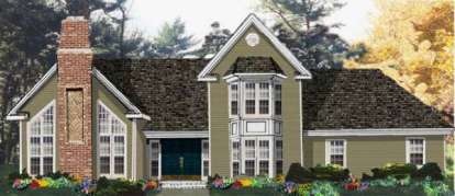 Country House Plan #033-00114 Elevation Photo