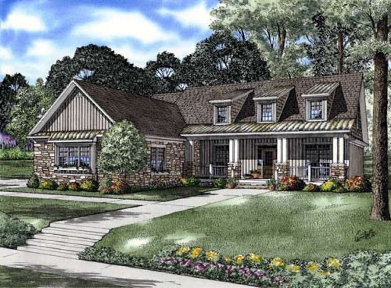 House Plan House Plan #5780 Front Elevation