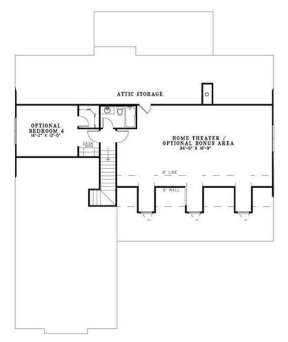 Floorplan 2 for House Plan #110-00716