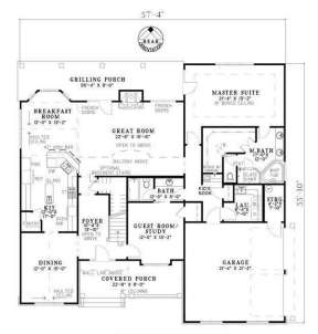 Floorplan 1 for House Plan #110-00718