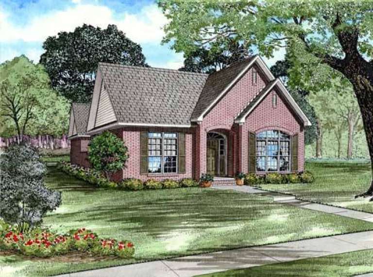 European House Plan #110-00720 Elevation Photo