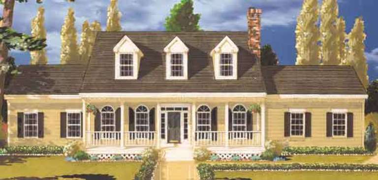 Traditional House Plan #033-00115 Elevation Photo