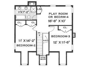Floorplan 2 for House Plan #033-00115
