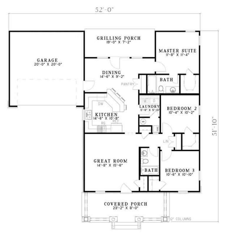 House Plan House Plan #5793 Drawing 1