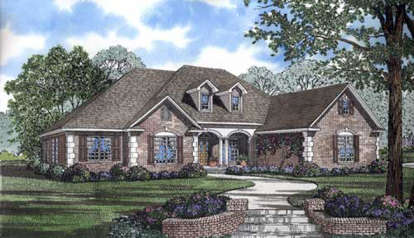 4 Bed, 3 Bath, 2952 Square Foot House Plan - #110-00730