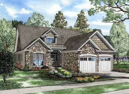 European House Plan #110-00731 Elevation Photo