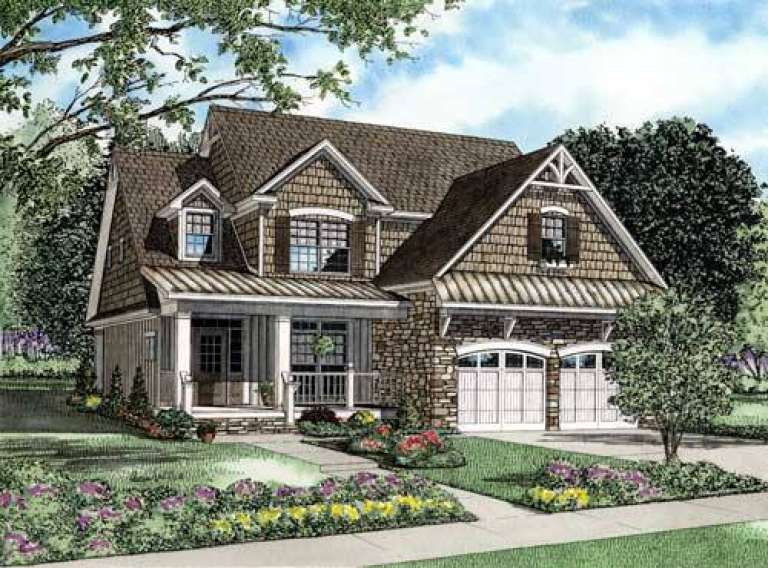 European House Plan #110-00732 Elevation Photo