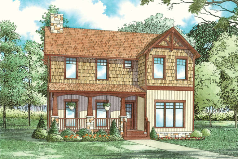 House Plan House Plan #5798 Front Elevation