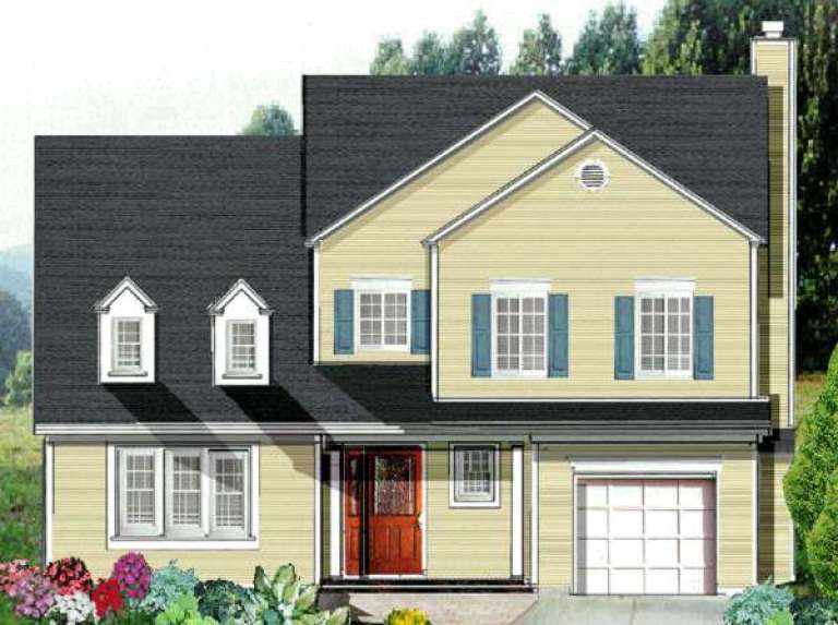 Traditional House Plan #033-00116 Elevation Photo