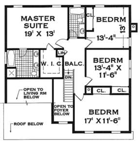 Floorplan 2 for House Plan #033-00116