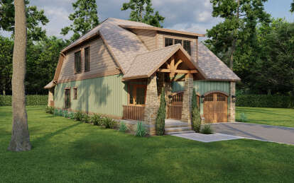 Cottage House Plan #110-00737 Elevation Photo