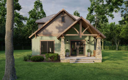 Cottage House Plan #110-00737 Elevation Photo