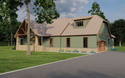 European House Plan #110-00738 Elevation Photo