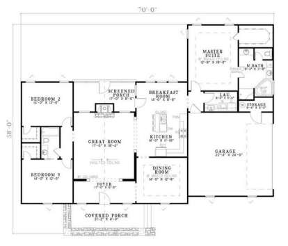 Main Floor  for House Plan #110-00738