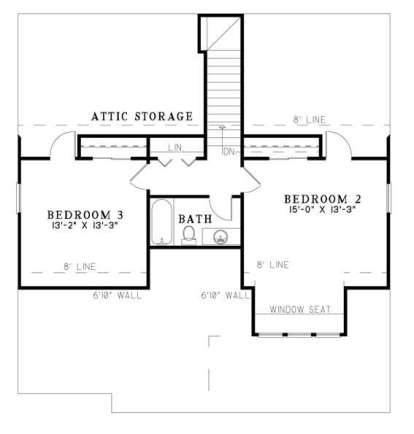 Floorplan 2 for House Plan #110-00739