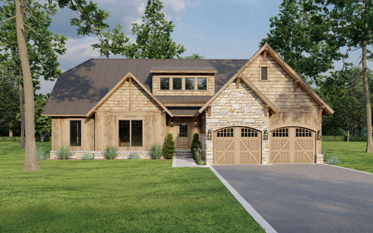 House Plan House Plan #5804 Front Elevation