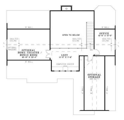 Floorplan 2 for House Plan #110-00740