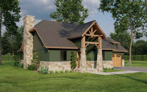 Cottage House Plan #110-00742 Elevation Photo