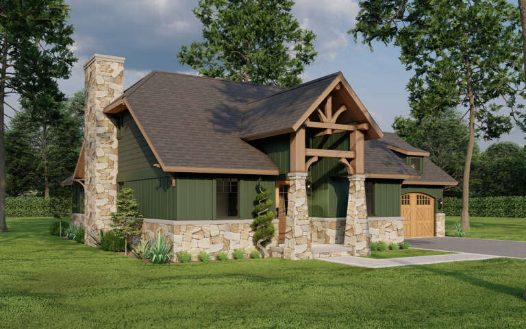 Cottage House Plan #110-00742 Elevation Photo