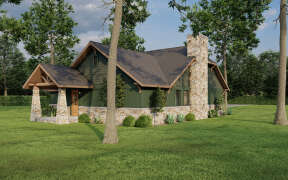 Cottage House Plan #110-00742 Elevation Photo