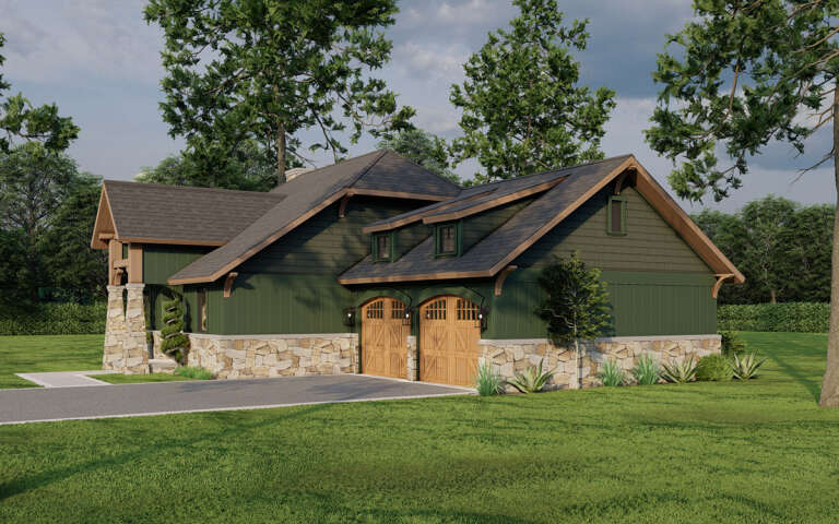 Cottage House Plan #110-00742 Elevation Photo
