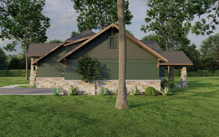 Cottage House Plan #110-00742 Elevation Photo