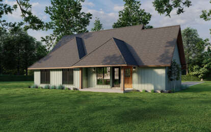 Cottage House Plan #110-00743 Elevation Photo