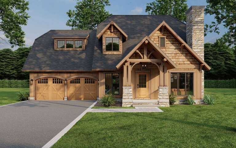 House Plan House Plan #5808 Front Elevation 