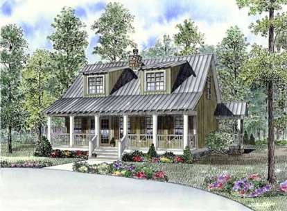 Country House Plan #110-00746 Elevation Photo