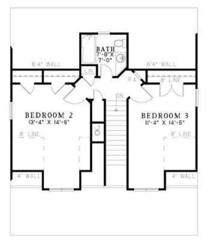 Floorplan 2 for House Plan #110-00746