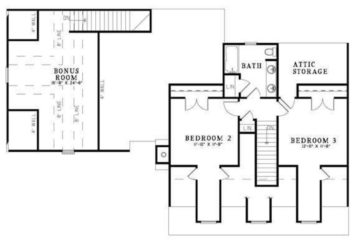 Floorplan 2 for House Plan #110-00751