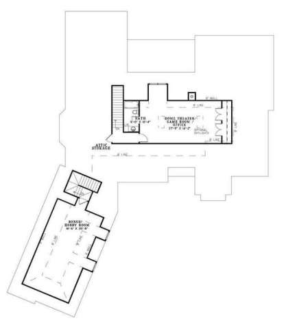 Floorplan 2 for House Plan #110-00755