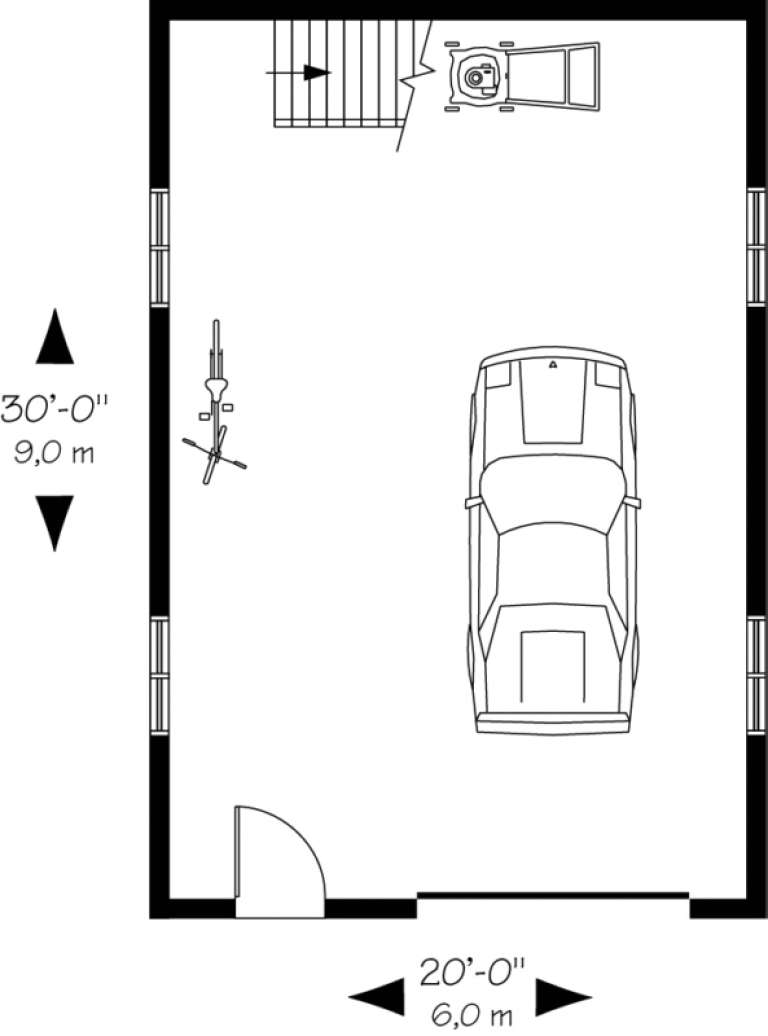 House Plan House Plan #582 Drawing 1
